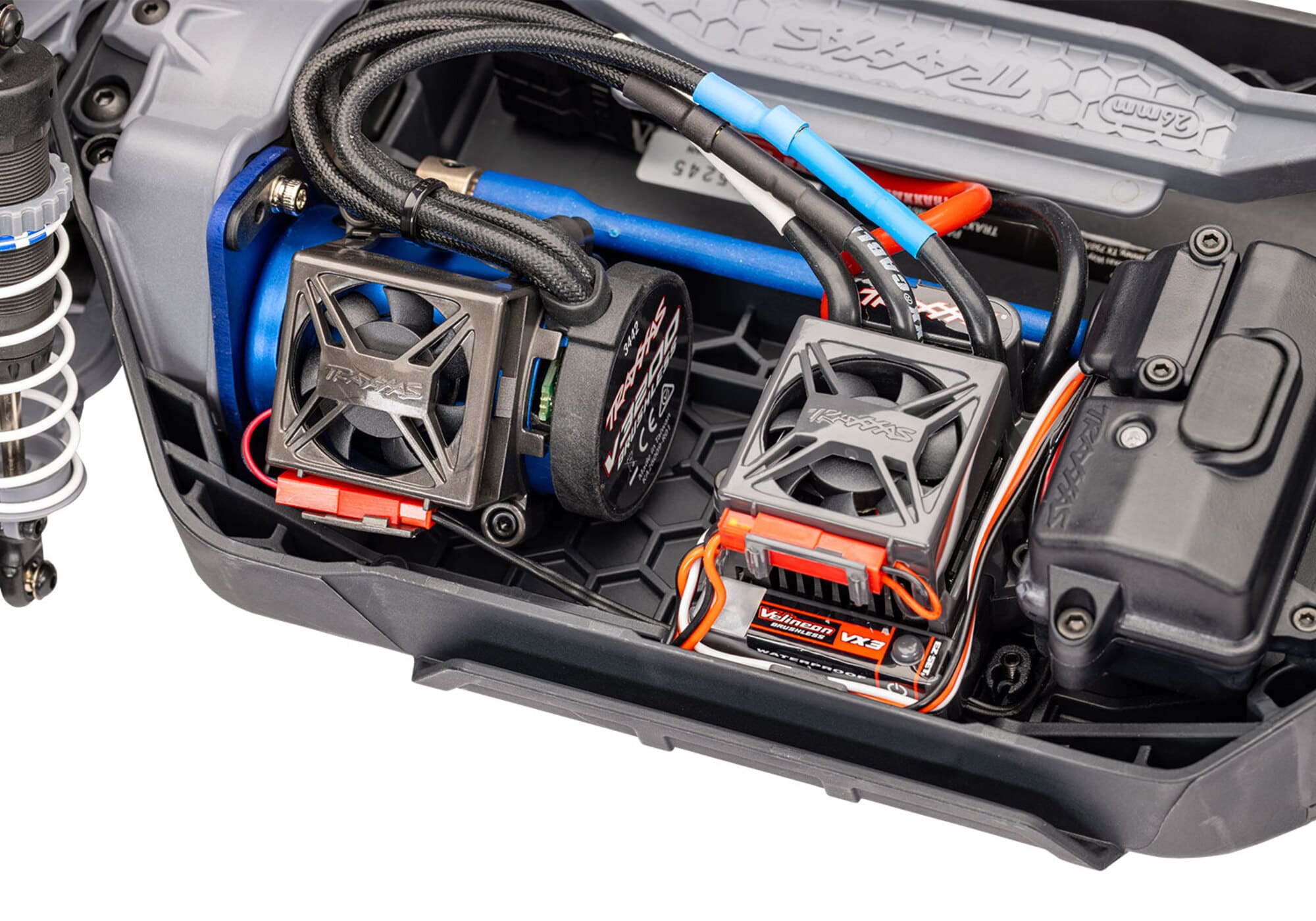 Traxxas Rustler 1_10 4X4 Brushless HD RTR Stadium Truck Schwarz