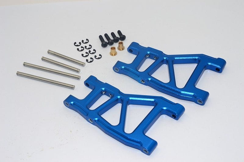 GPM Alu Querlenker unten hinten blau für Tamiya DT03 GPM Alu Querlenker unten hinten blau fuer Tamiya DT03 - RC-Zubehoer