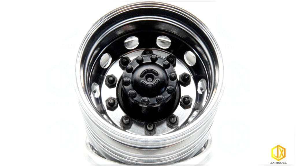 JXModel 1_14 Alufelgen fuer Antriebsachse hinten Paar - RC-Zubehoer