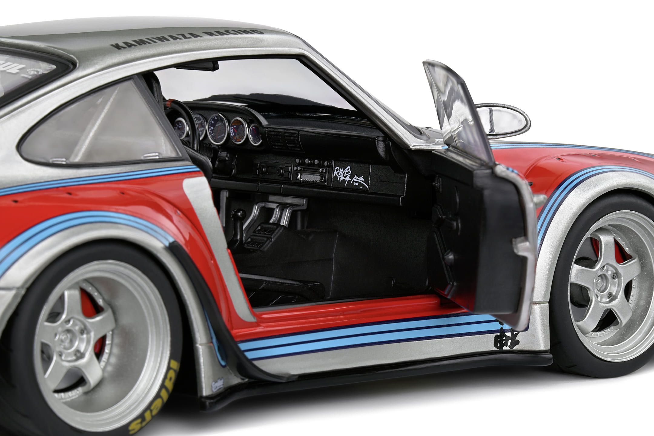 Solido Porsche RWB Bodykit Martini Grau 2020 Modellauto 1_18