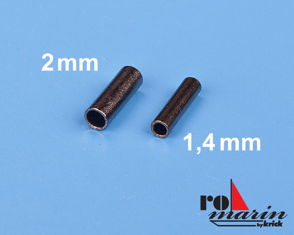 Romarin Quetschhuelsen fuer Takellitzen D2 _VE20_ - RC-Zubehoer