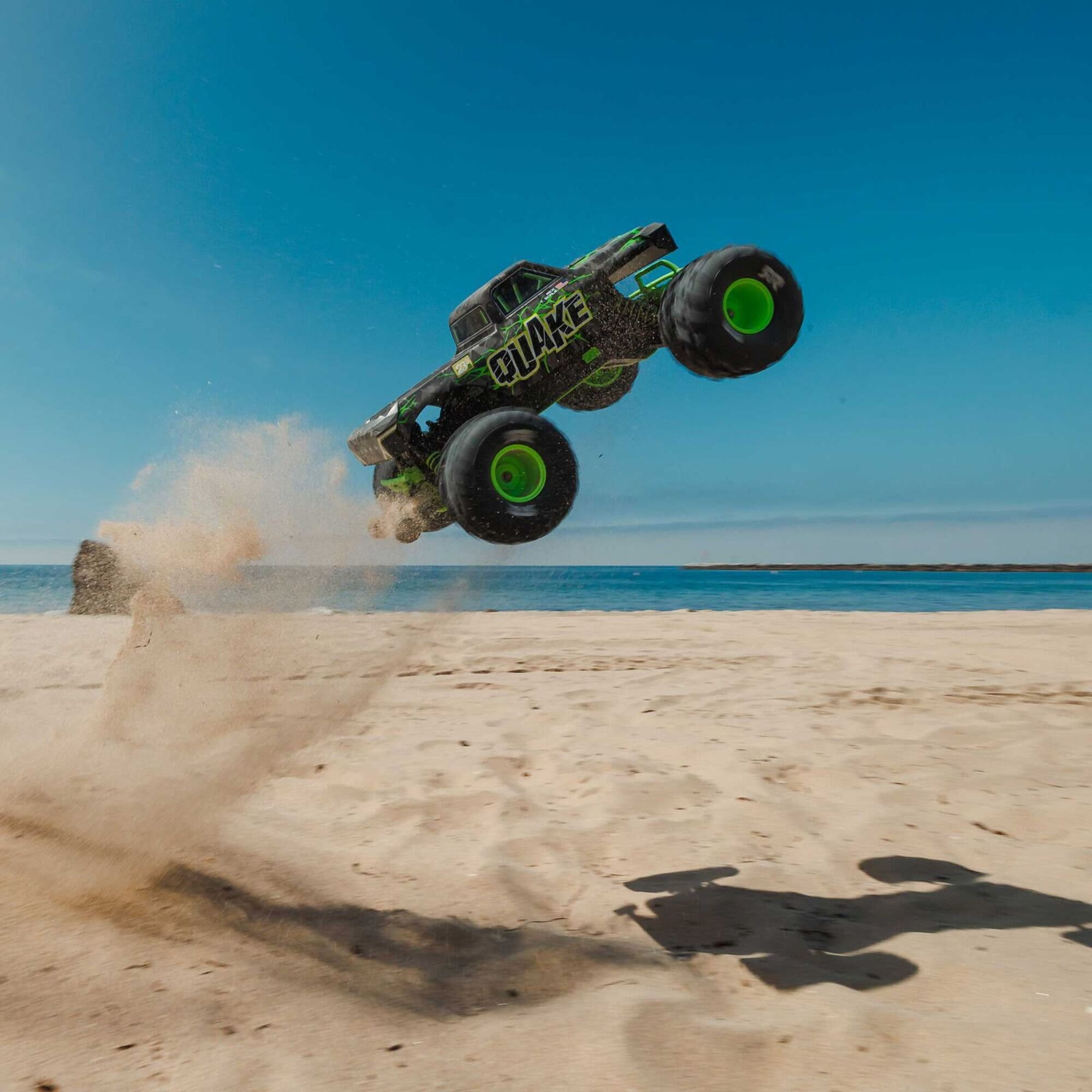 ARRMA QUAKE 223S DSC 2WD RTR Brushless Monster Truck in Gruen_