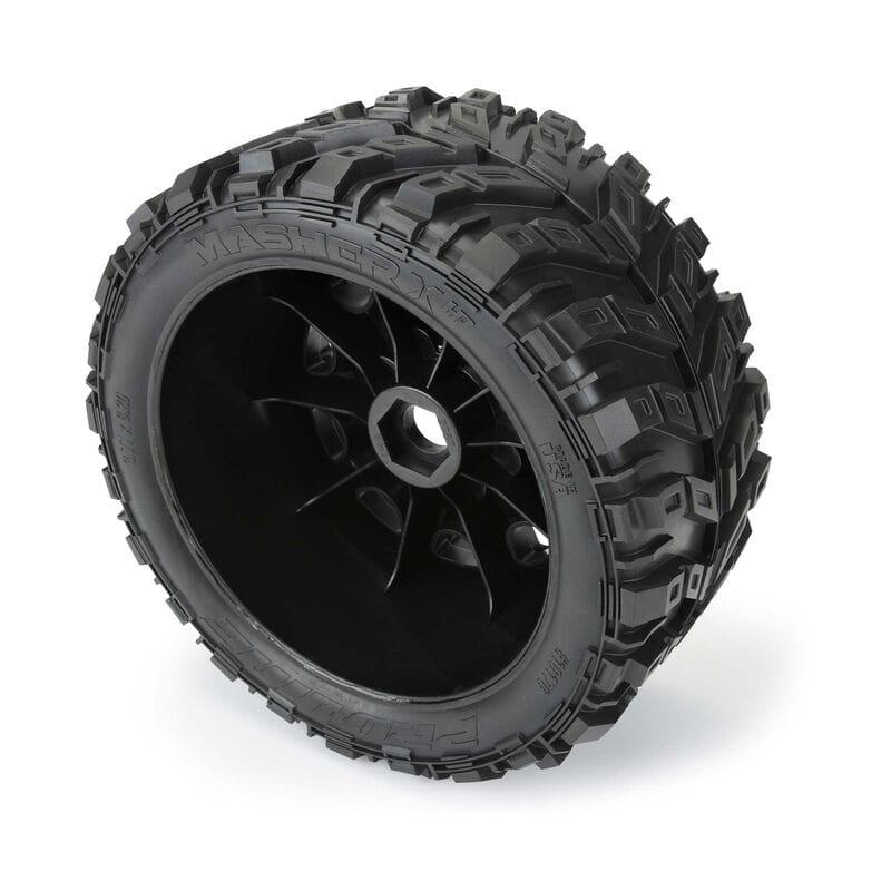 Proline Monstertruck Reifen für X-Maxx, Kraton Masher X HP BELTED MTD 24mm 2St.