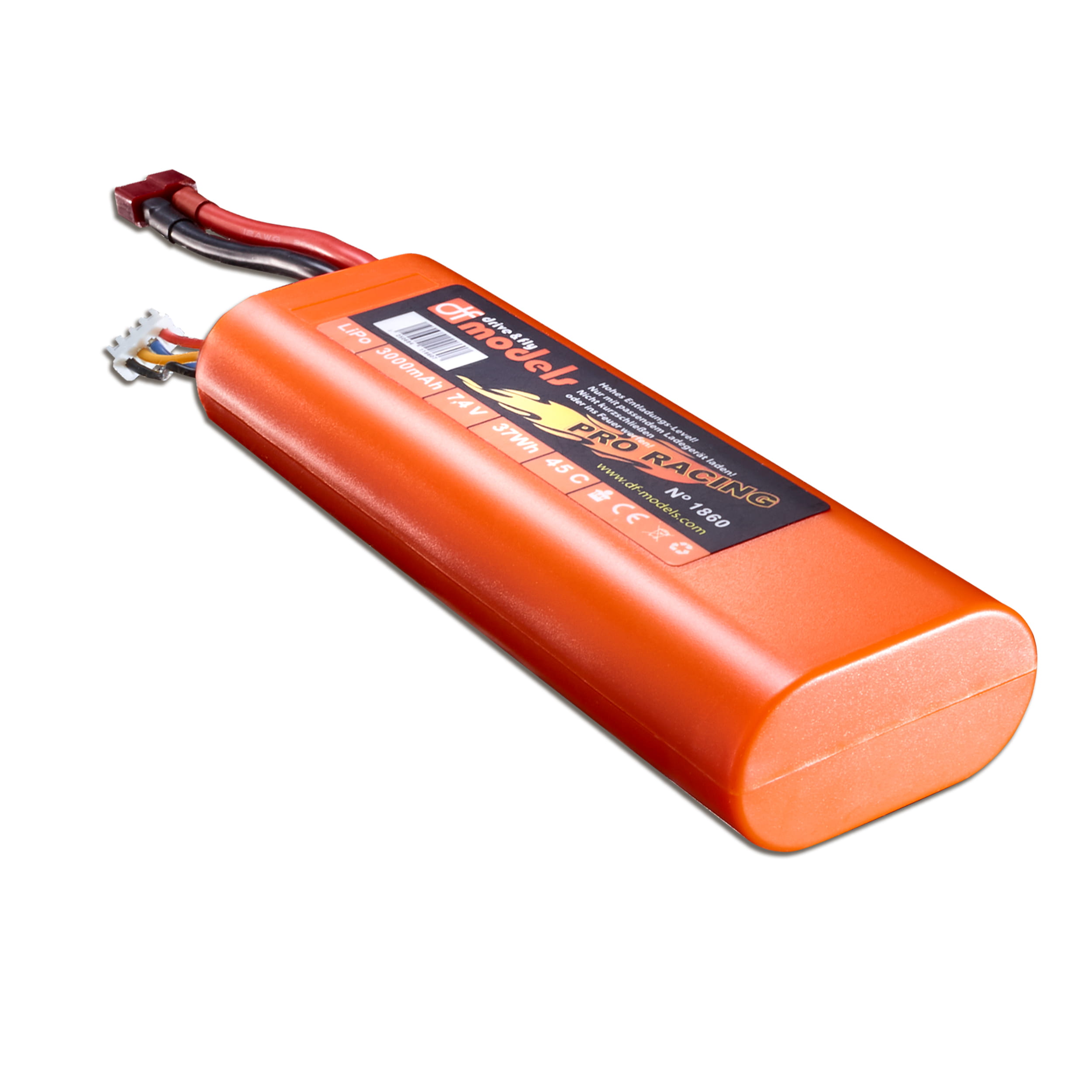 Drive _ Fly Models LiPo Akku 3000 mAh 45C 7_4V 2S fuer RC Cars