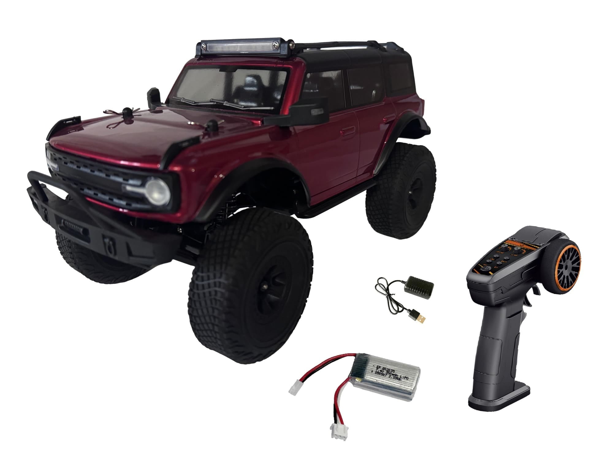 DF Models Mini Varant 1_18 RC Crawler Rot