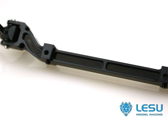 Lesu 1:14 Vorderachse Alu schwarz für Tamiya-LKW