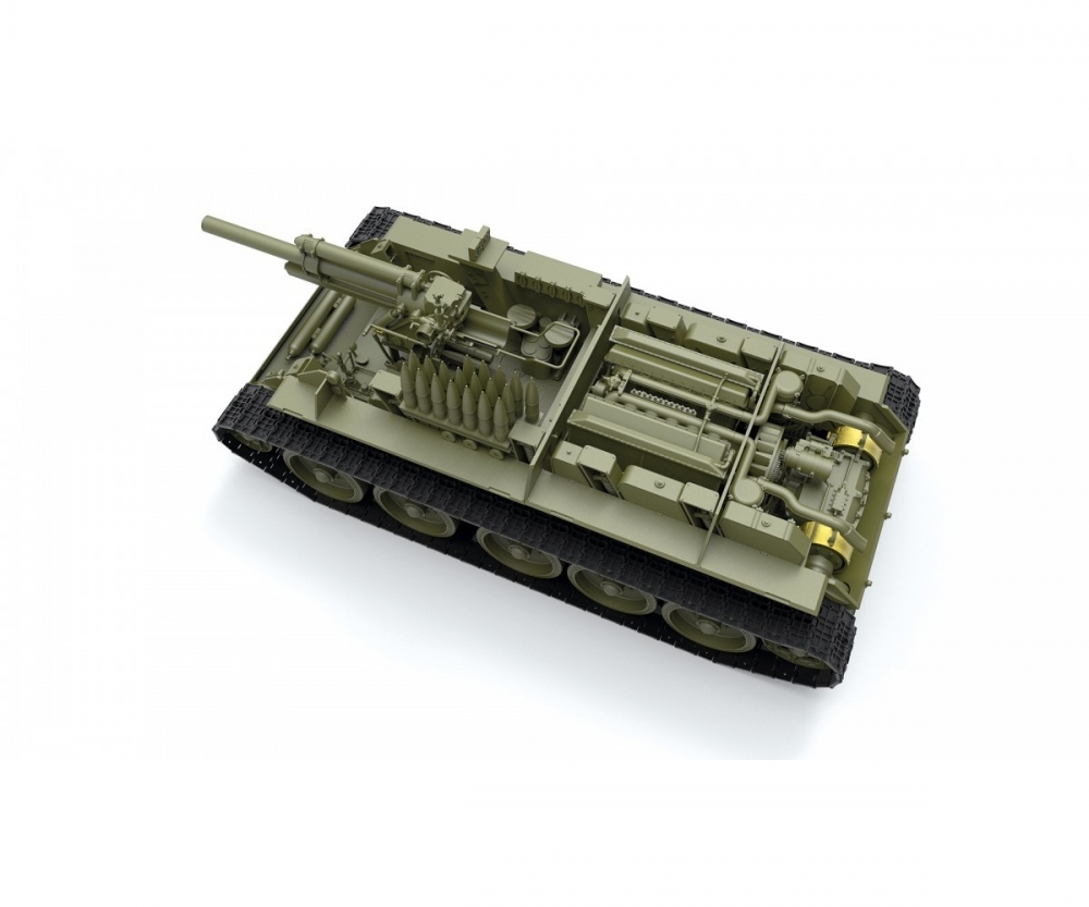 Plastikmodellbau von Miniart 1-35 su 122 letzte prod m interieu