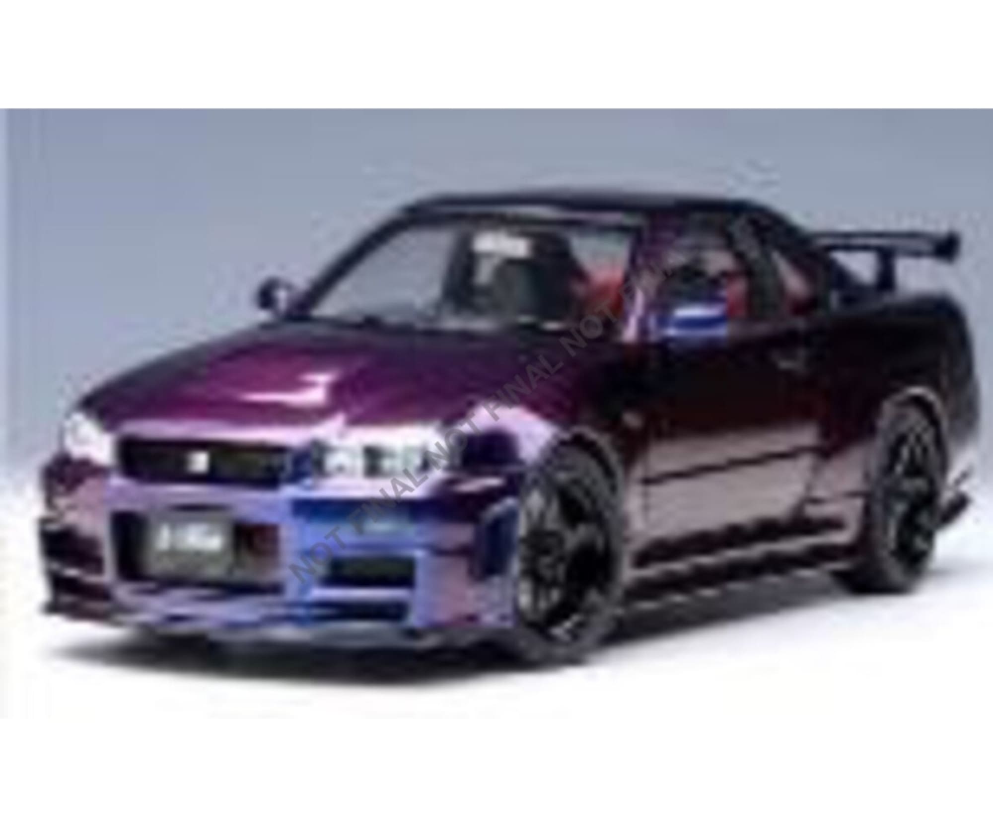 Solido 1_43 Nissan Skyline GT-R _R34_ purble