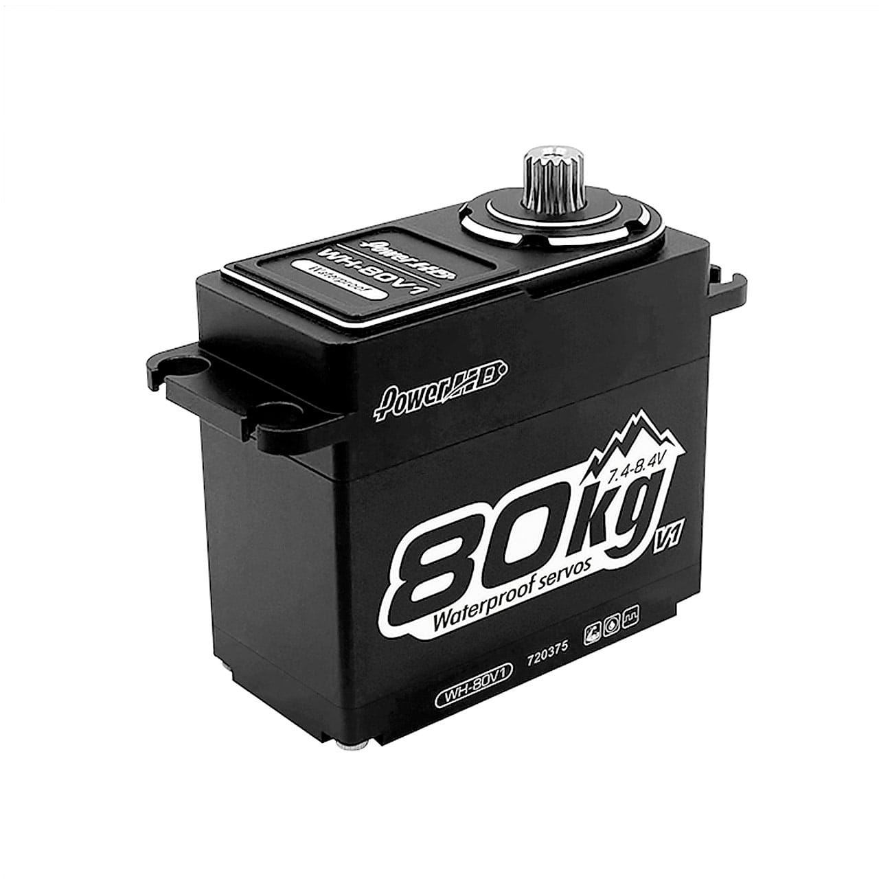 Power HD WH-80V1 1_5 WP HV Steel Digital Servo 80_0KG_0_16sec_8.4V - RC-Zubehoer