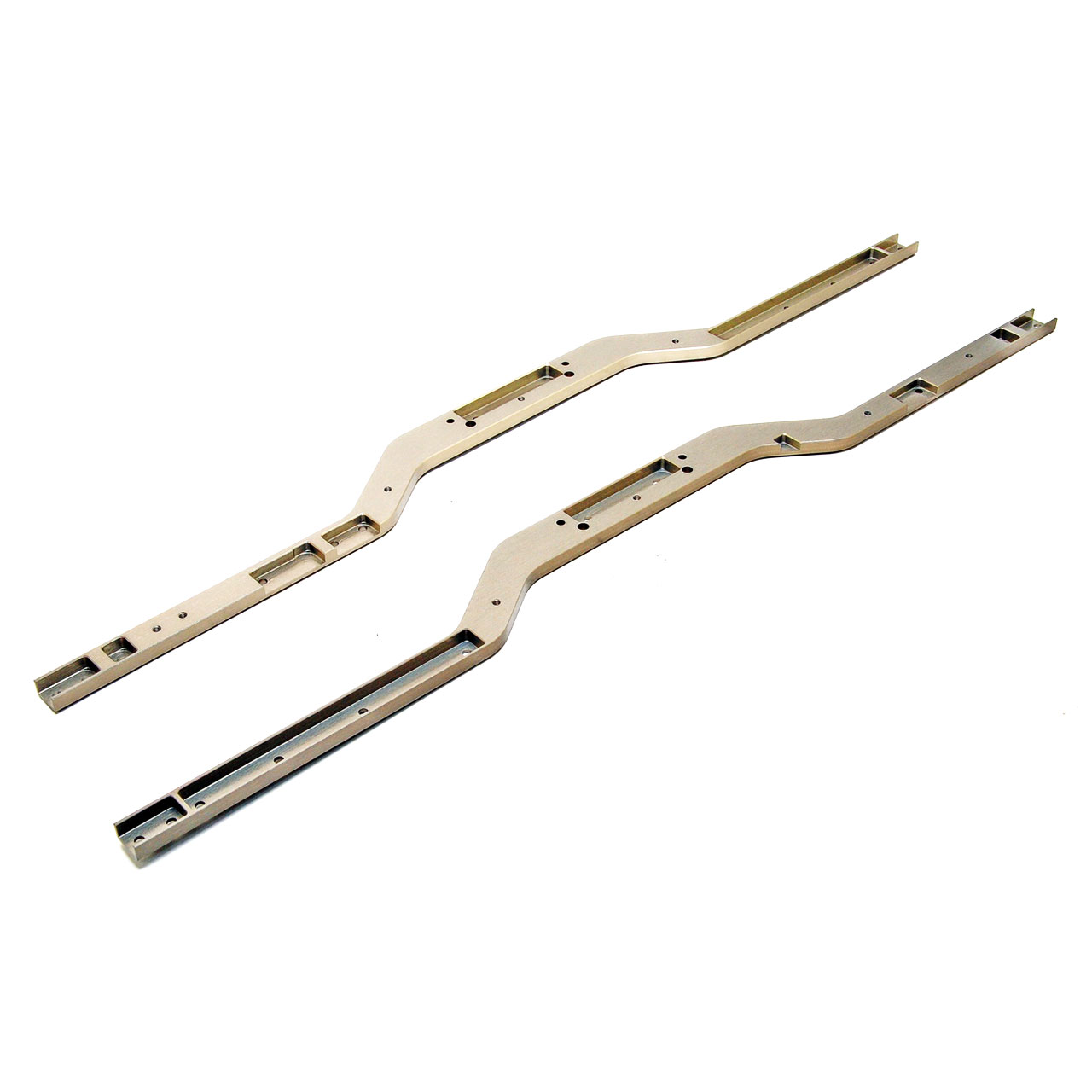 HoBao Chassis Längsträger Aluminium gefräst links und rechts