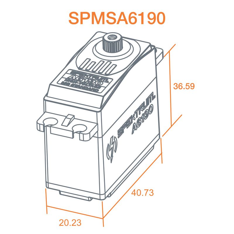 Spektrum A6190 Standard Metal Gear HV Servo