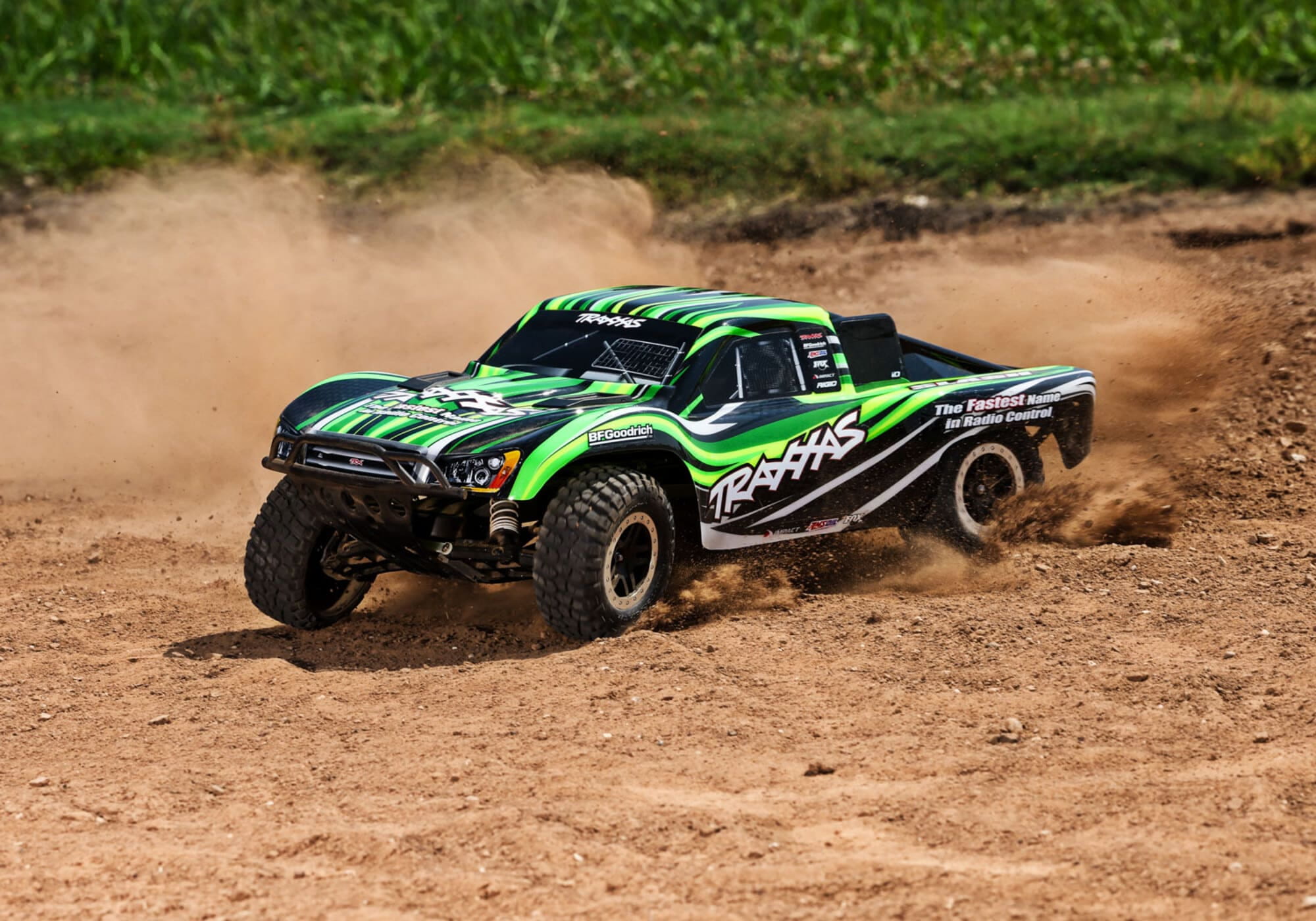 Traxxas Slash 2WD Brushed RC Short Course Truck 1_10 gruen RTR 58234-8