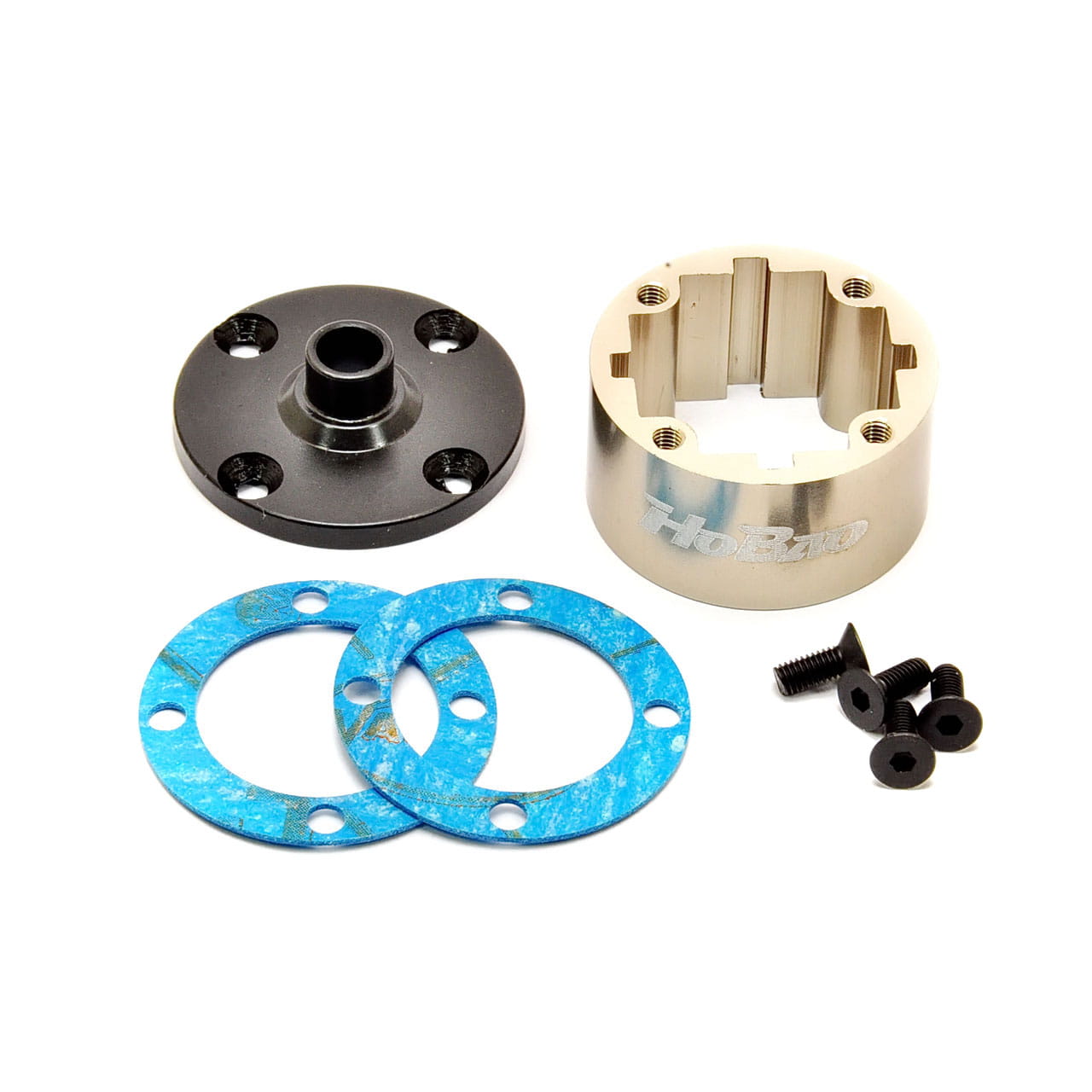 Hobao ALUM. DIFF CASE WITH COVER_ GASKET_ SCREWS - RC-Zubehoer