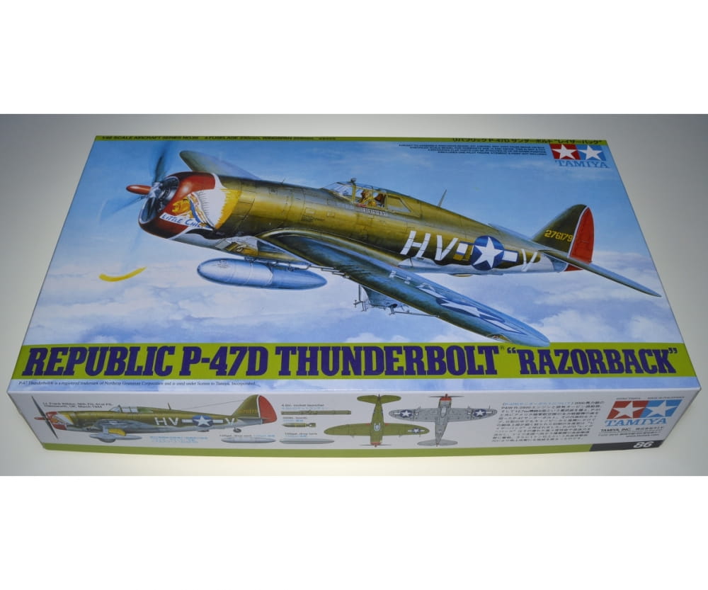 Tamiya 1:48 WWII US Re.P-47D Thunderb.Razorback