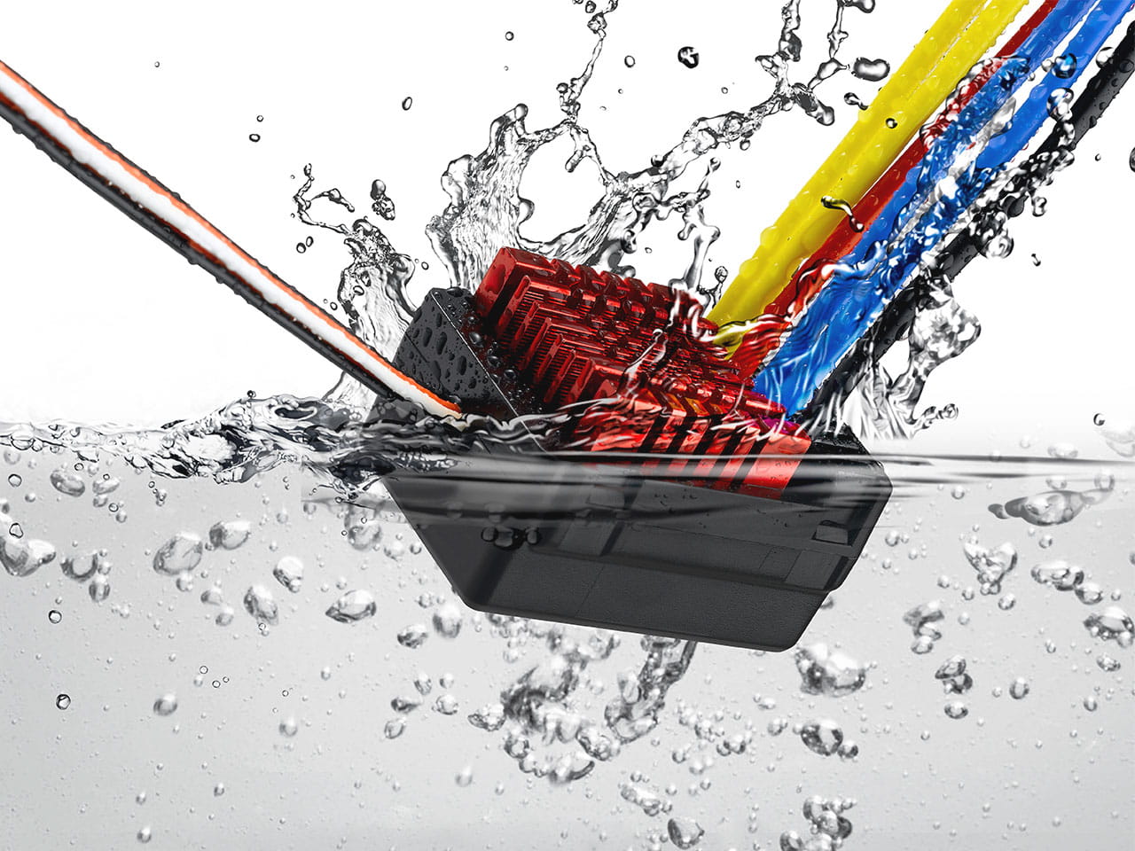 Hobbywing QuicRun 0880 Fahrregler 80A Dual Brushed Hobbywing QuicRun 0880 Fahrregler 80A fuer 1_10 und 1_8 RC-Modelle