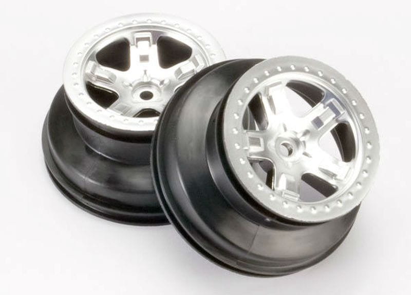Traxxas Felgen satin chrom 2.2 hinten - RC-Zubehoer