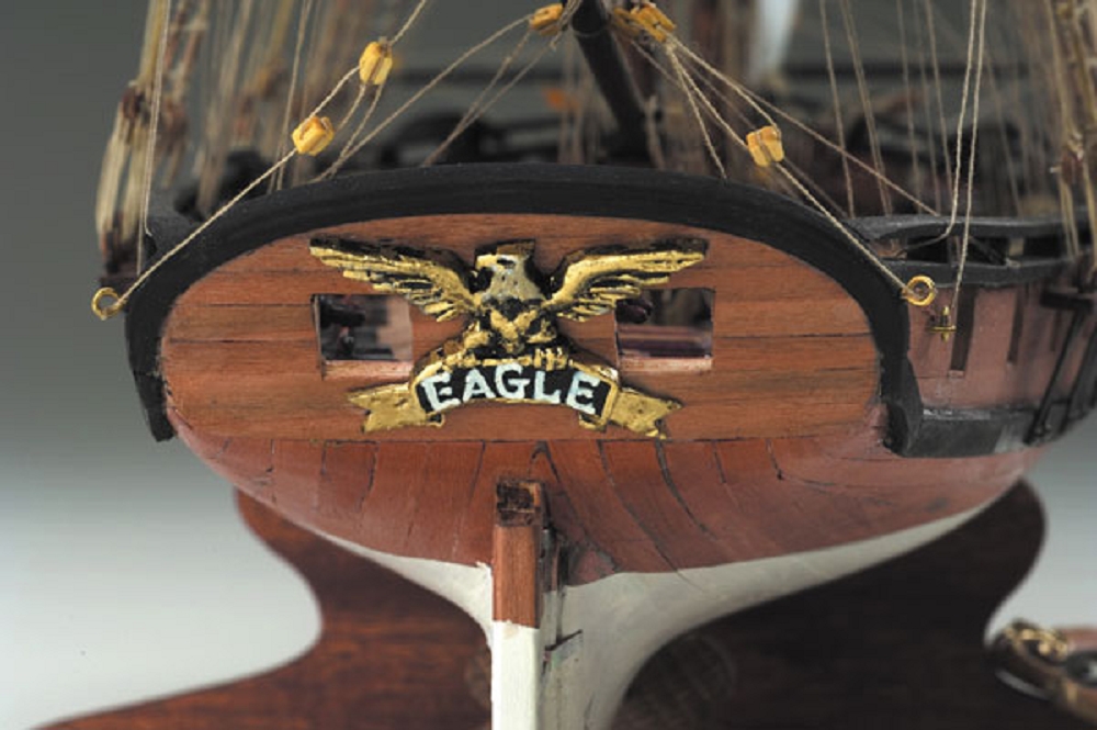 Bausatz der amerikanischen Brigg Eagle 1812 im Massstab 1_85_ Modellbau fuer Fortgeschrittene