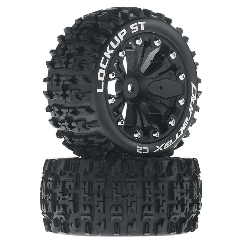Duratrax Reifen Lockup ST 2.8 2WD Mounted Rear Black _2_ - RC-Zubehoer