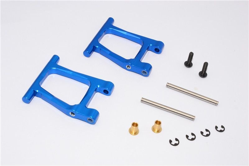 GPM Alu Querlenker unten hinten blau fuer Tamiya TT01 - RC-Zubehoer