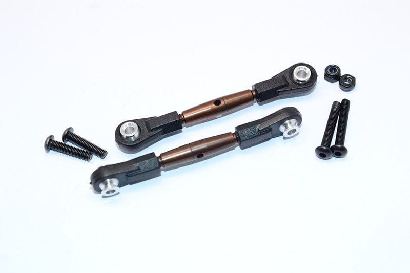 GPM Federstahl Spurstange mit Kugelpfannen oben hinten fuer Tamiya TT02B - RC-Zubehoer