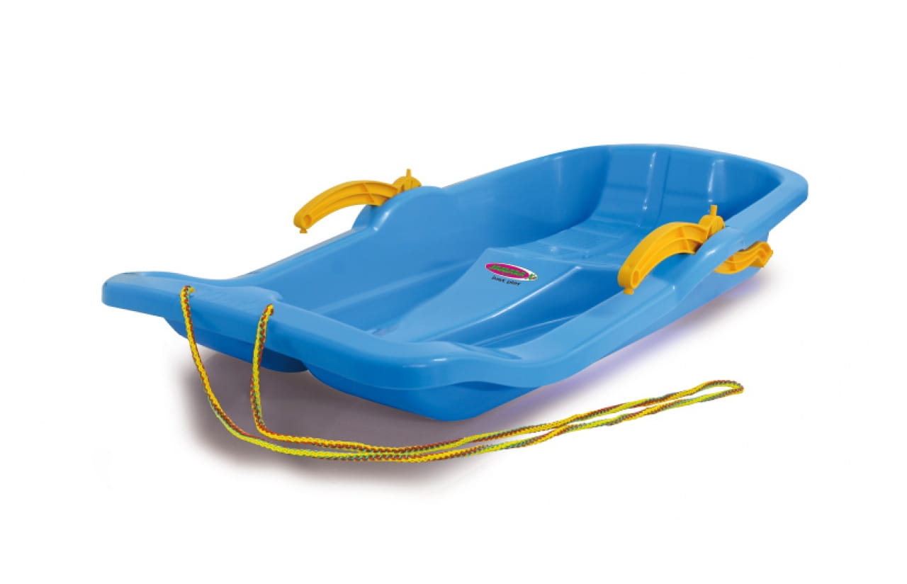 Jamara Snow Play Bob Schlitten Karol mit Bremse 80cm blau Jamara Snow Play Bob Schlitten Karol mit Bremse 80cm blau