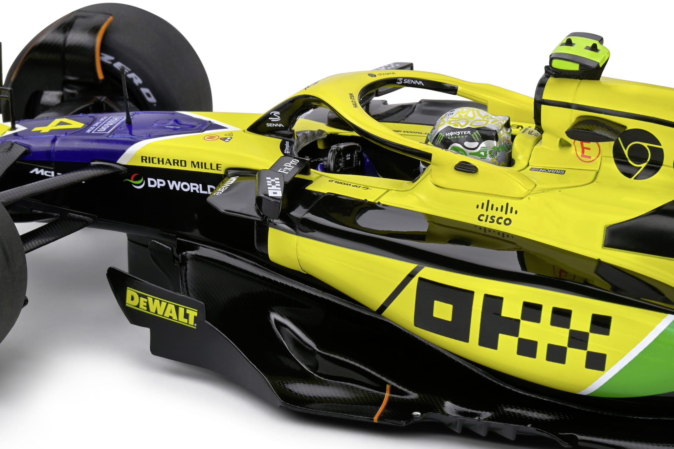 McLaren F1 Team MCL38 1_18 Modellauto Monaco GP 2024 Lando Norris