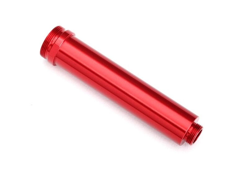 Traxxas Daempfergehaeuse GTR_ 77mm rot Alu hi ohne Gewinde - RC-Zubehoer