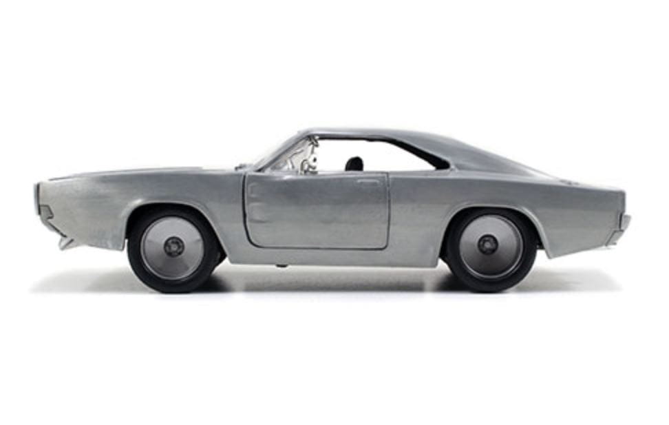 Jadatoys Dodge Charger RT 1968 bare metal Fast & Furious 7 1:24 Modellauto