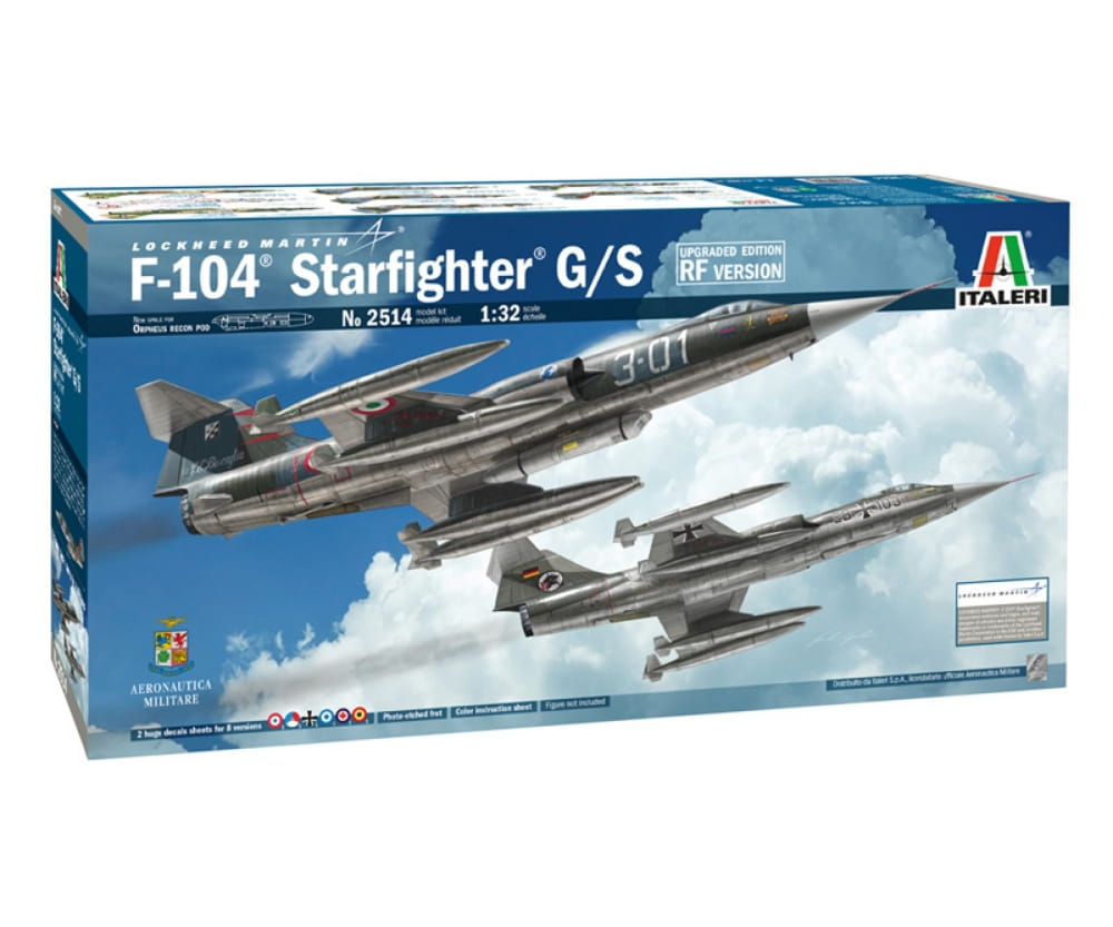 Italeri 1:32 F-104G/S - RF-104G Starfighter Italeri 1:32 F-104G/S - RF-104G Starfighter