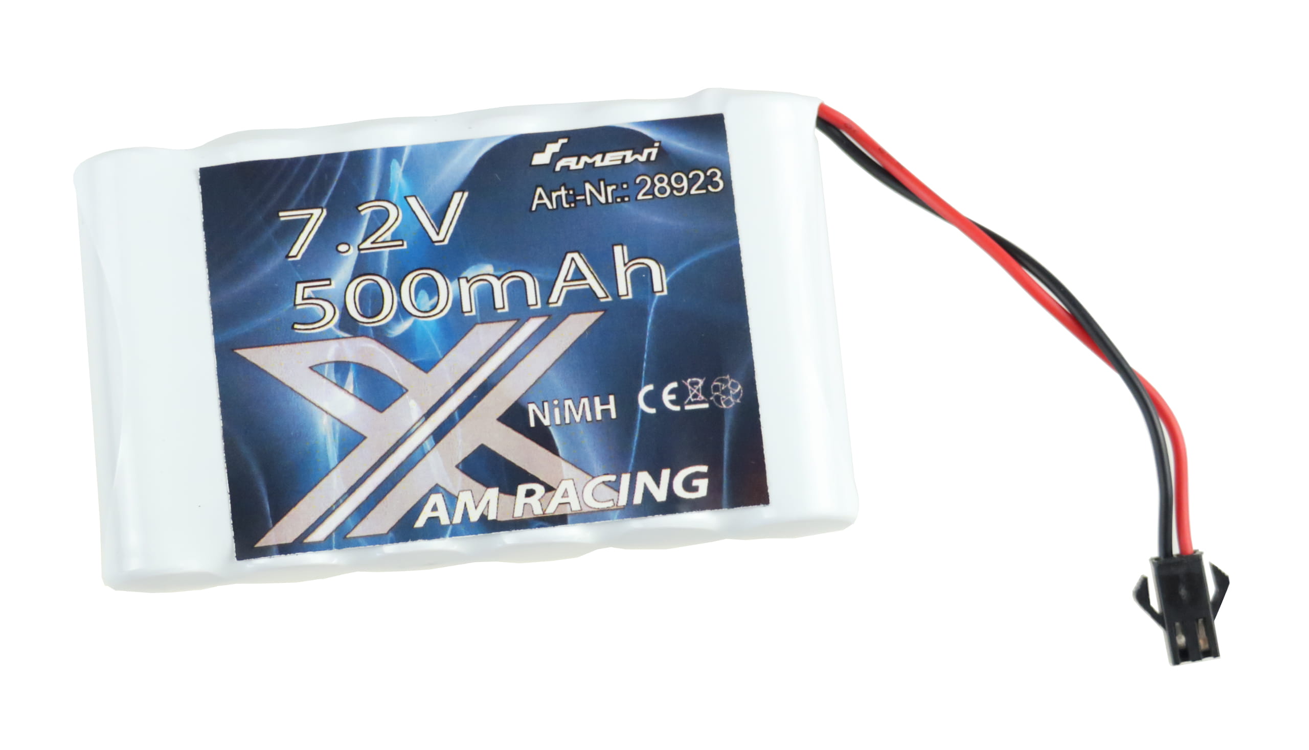 Amewi Ni-MH Akku 7.2V 500mAh AMX RACING Amewi Ni-MH Akku 7.2V 500mAh AMX RACING - RC-Zubehoer