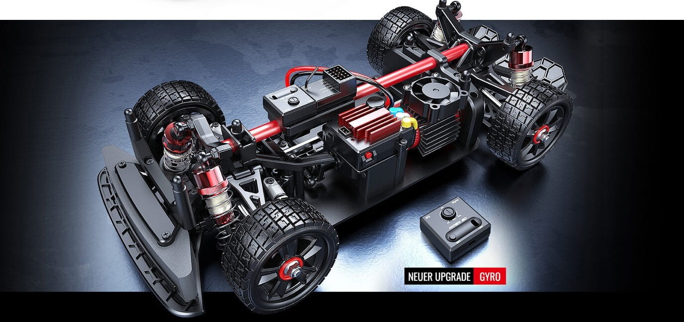 Amewi Hyper Go LR14 ProDrift-1.4 4WD RC Rallye Modell mit Brushless Motor und LED