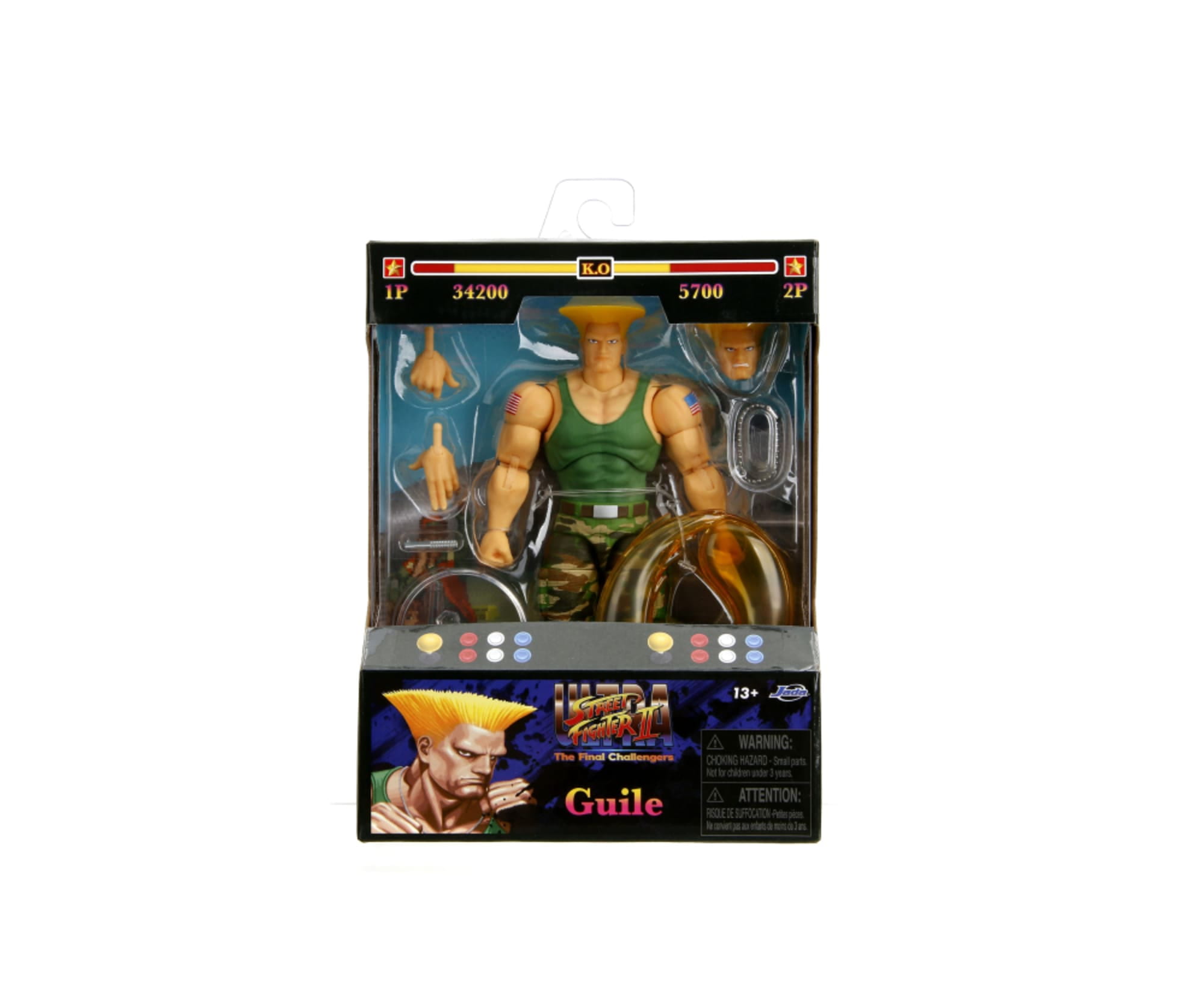 Jada Street Fighter II Guile 6_ Figure - RC-Zubehoer