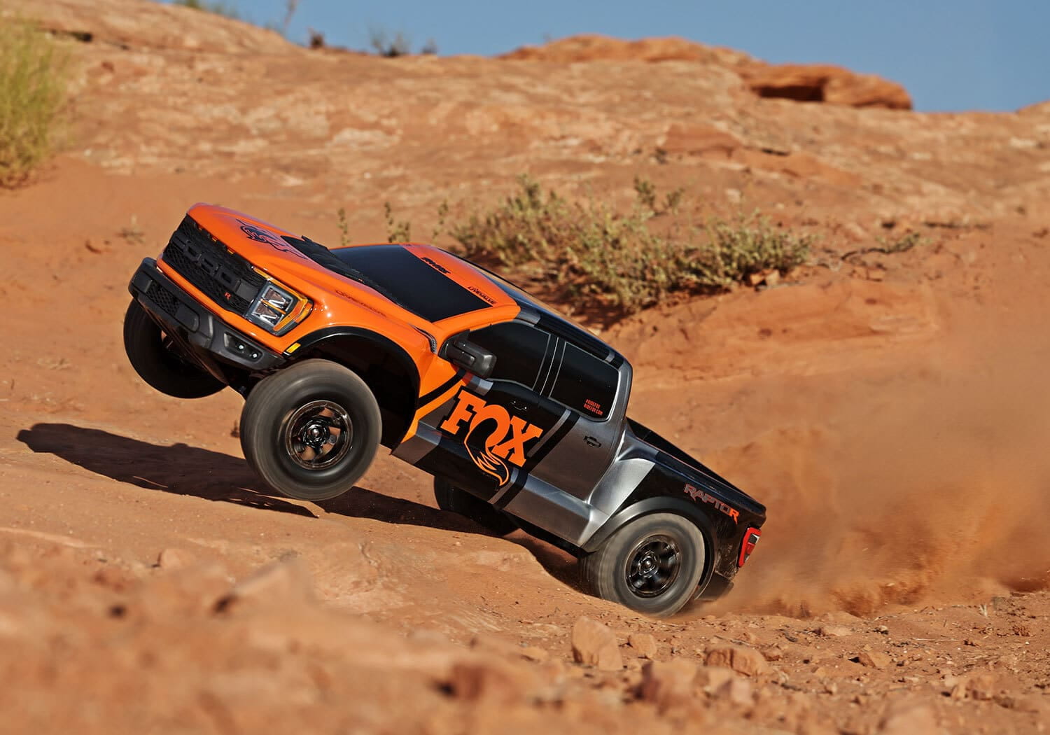 Traxxas Ford Raptor R 4x4 Ultimate RTR Brushless RC Truck Orange