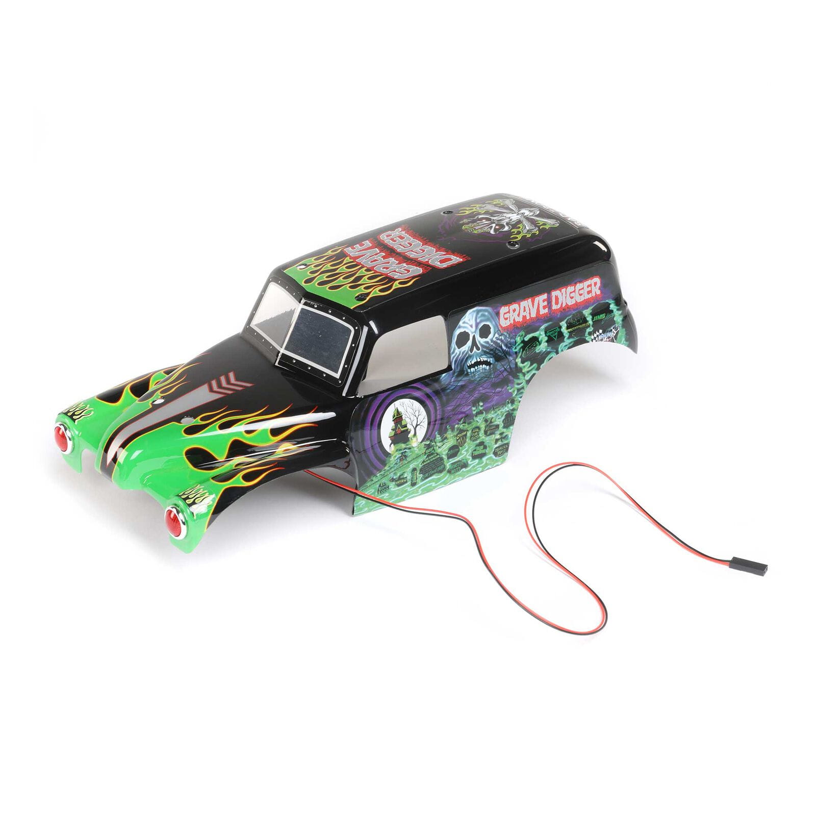 Losi Karosserie Set Grave Digger Lackiert Mini LMT - RC-Zubehoer