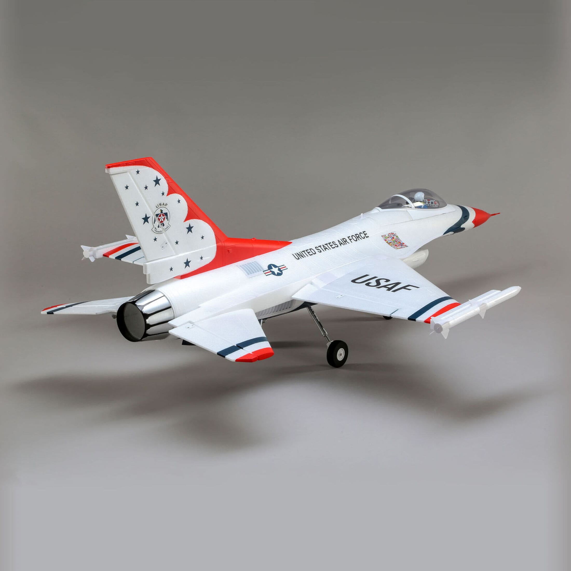 E-flite RC Flugzeug Jet F-16 70mm EDF BNF Basic mit AS3X and SS