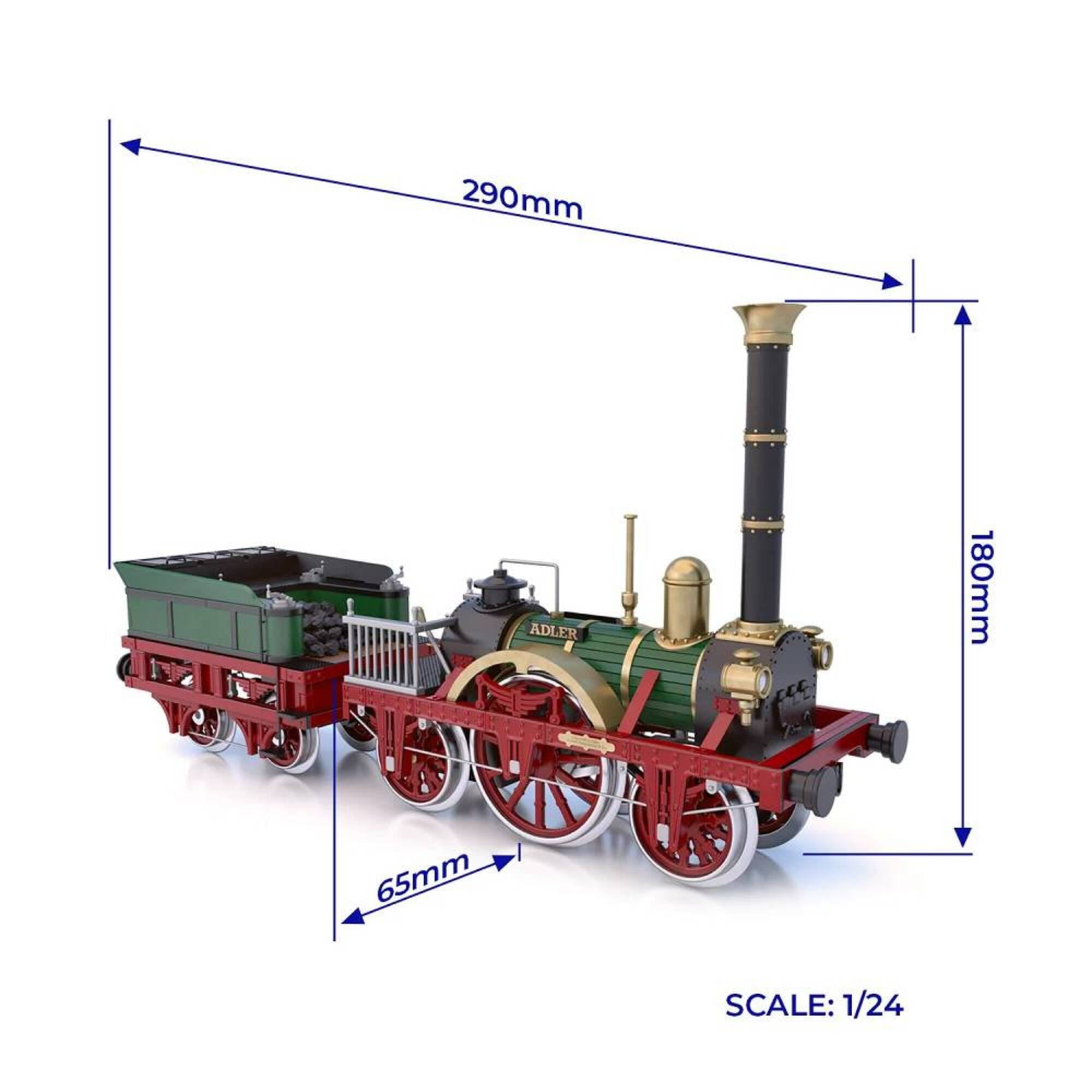 OcCre Adler Lokomotive Holzmodell 1_24