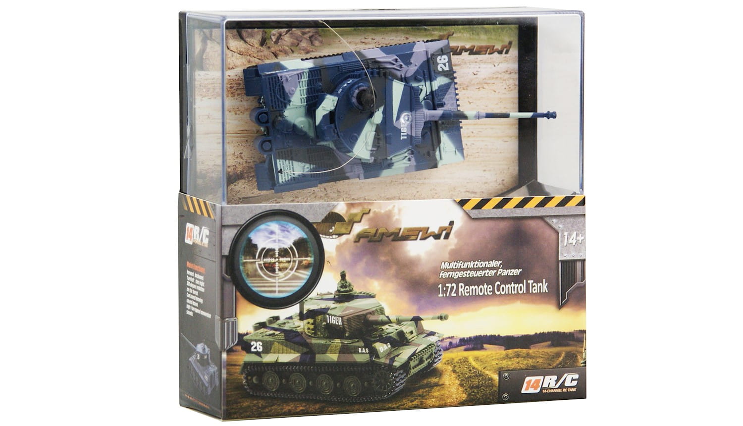 Amewi Panzer " Tiger 1" - Mini M 1:72 Amewi Panzer " Tiger 1" - Mini M 1:72