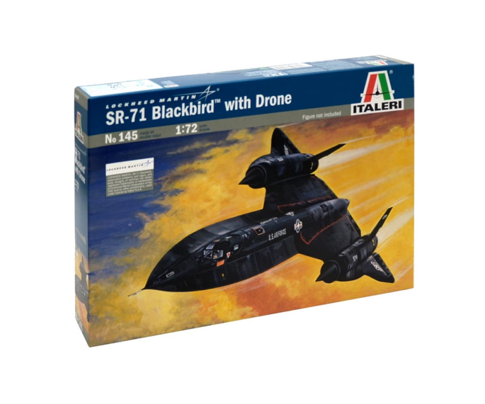 Italeri 1:72 SR-71 Blackbird mit Drone Plastik Modellbau Bausatz