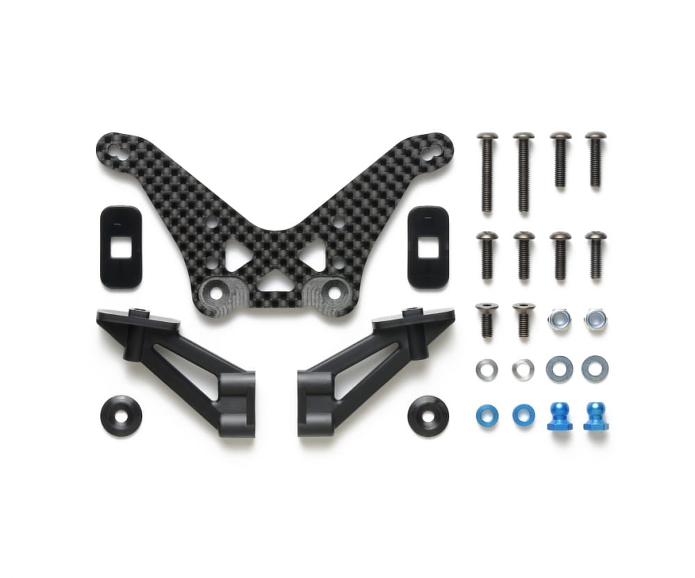 Tamiya TD4_TD2 Carbon Daempferbruecke Hint. _1_ - RC-Zubehoer