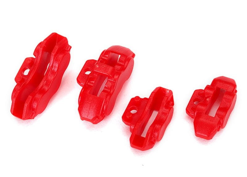 Traxxas Brems-Zangen rot_ v_h je 2x - RC-Zubehoer