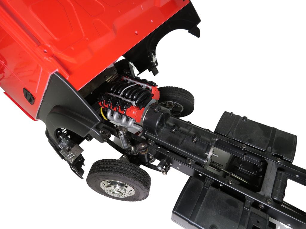 Thicon 1_14_1_10 V8-Motorattrappe fuer 540er Motoren mit Luefter - RC-Zubehoer