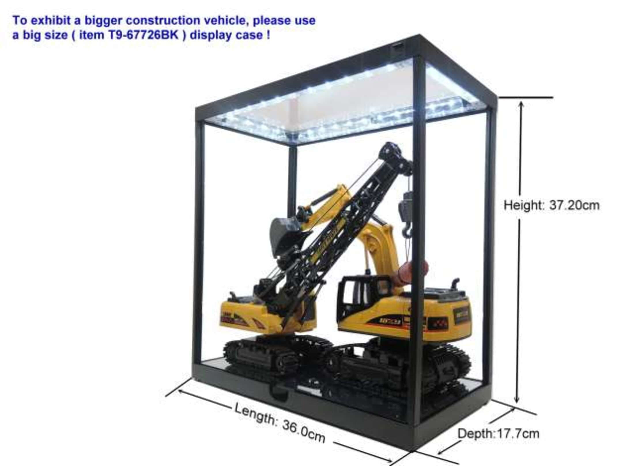 Modellauto Vitrine 1-6 LED Beleuchtet modellauto-vitrine-1-6-led-beleuchtet-mit-usb