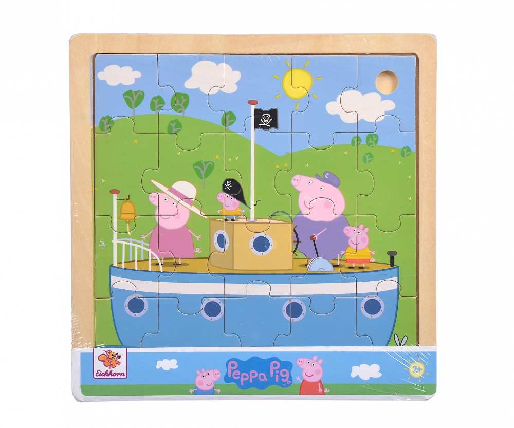 Simba Peppa Pig, Einlegepuzzle, Lieferumfang 1 Stück