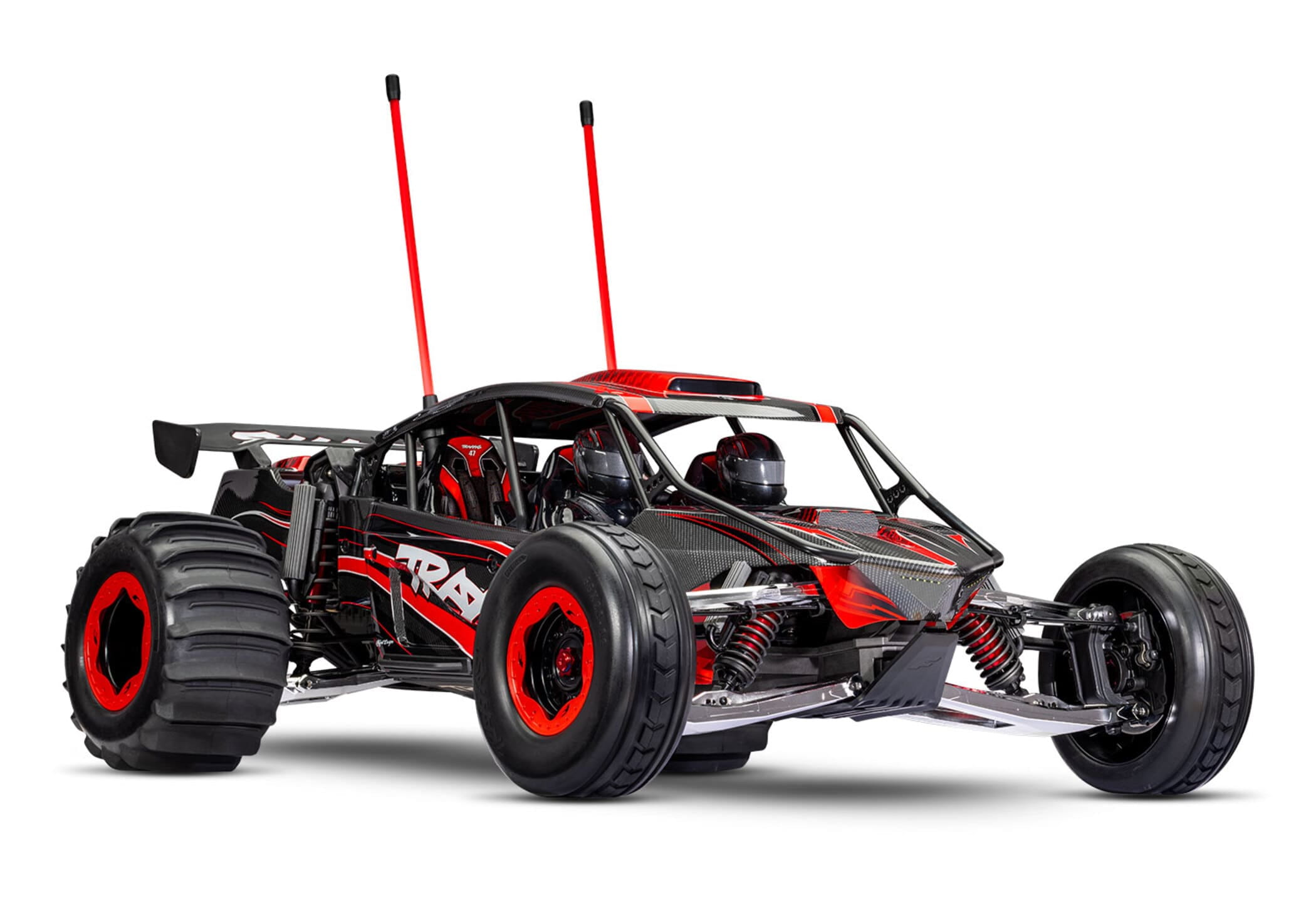 Traxxas Funco RWD 8S VXL Sand Car 1_6 RTR Brushless_ 88_ km_h_ Pro Scale Modell Rot Traxxas Funco RWD 8S VXL 1_6 Sand Car RTR Brushless Hochleistungs-RC Offroad-Modell in Rot