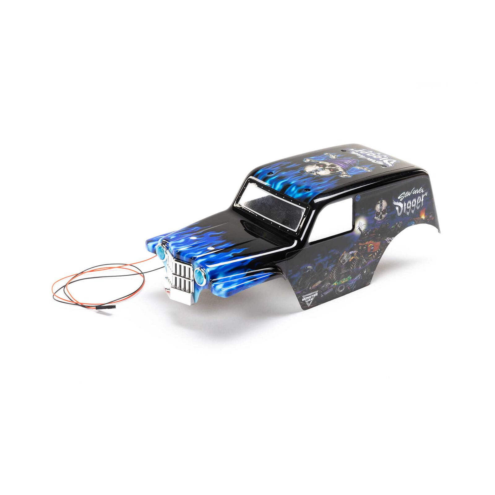 Losi Karosserie Set Son Uva Digger Lackiert Mini LMT - RC-Zubehoer