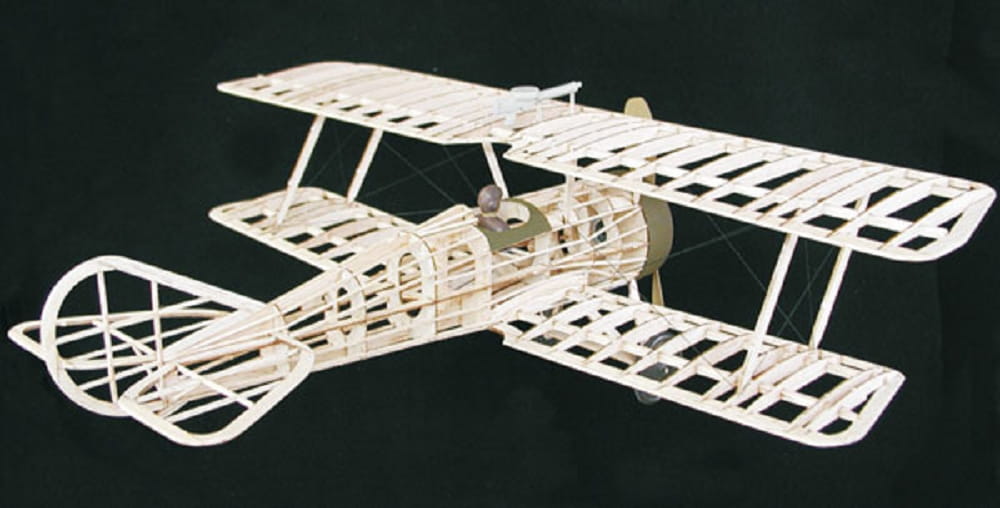 Guillow's Freiflugmodell Thomas Morse Scout Balsa Flugzeug Bausatz