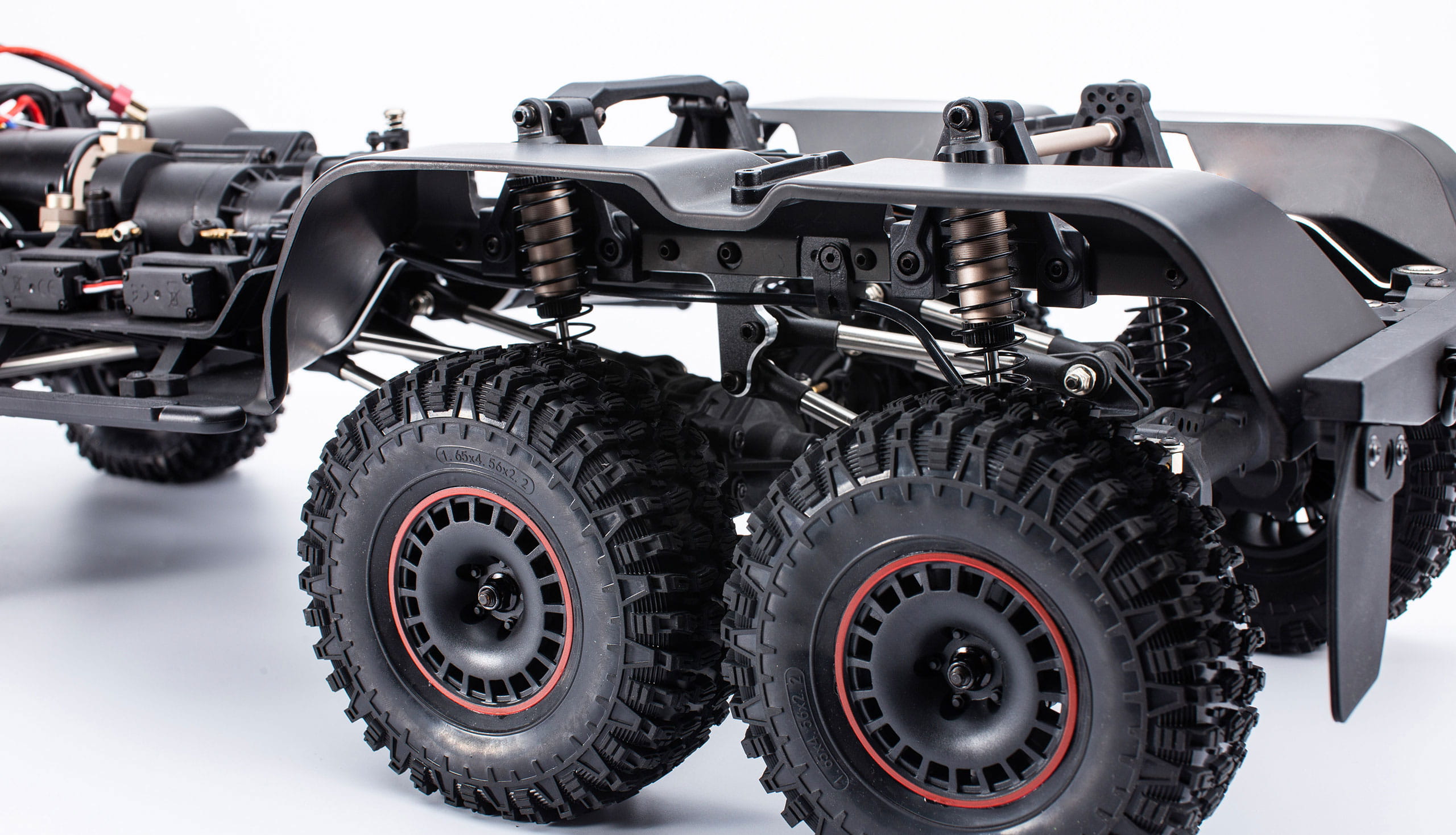 Amewi AMXRock RCX10.3P Scale Crawler 6x6 Pick-Up 1:10 ARTR grau