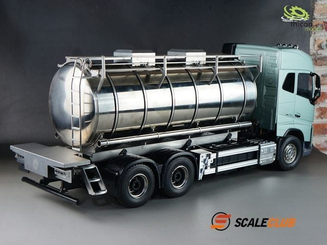 ScaleClub 1:14 Tankaufbau V2A für Gliederzug