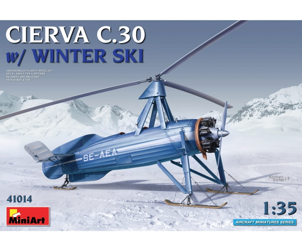 MiniArt 1:35 Cierva C.30 m. Ski Plastik Modellbau