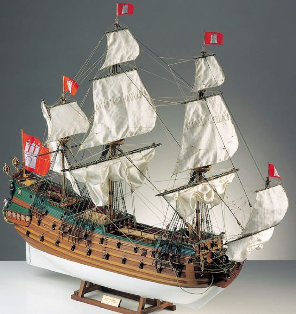 Corel Schiff Wappen von Hamburg 1:50 Baukasten